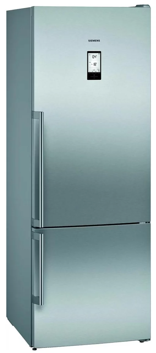 Холодильник Siemens з нижн. мороз., 192x70х80, холод.відд.-400л, мороз.відд.-105л, 2дв., А++, NF, дисплей, нерж