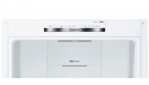 Холодильник Bosch з нижн. мороз., 203x60x67, xолод.відд.-279л, мороз.відд.-87л, 2дв., А++, NF, дисплей, білий