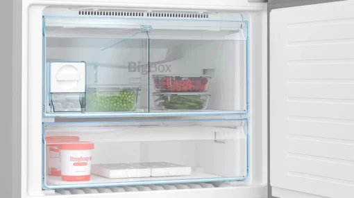 Холодильник Bosch з нижн. мороз., 186x80x86, xолод.відд.-479л, мороз.відд.-140л, 2дв., А++, NF, дисплей, нерж