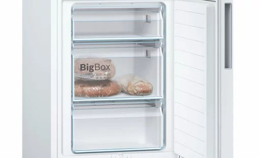 Холодильник Bosch з нижн. мороз., 186x60x65, xолод.відд.-215л, мороз.відд.-94л, 2дв., А++, ST, білий