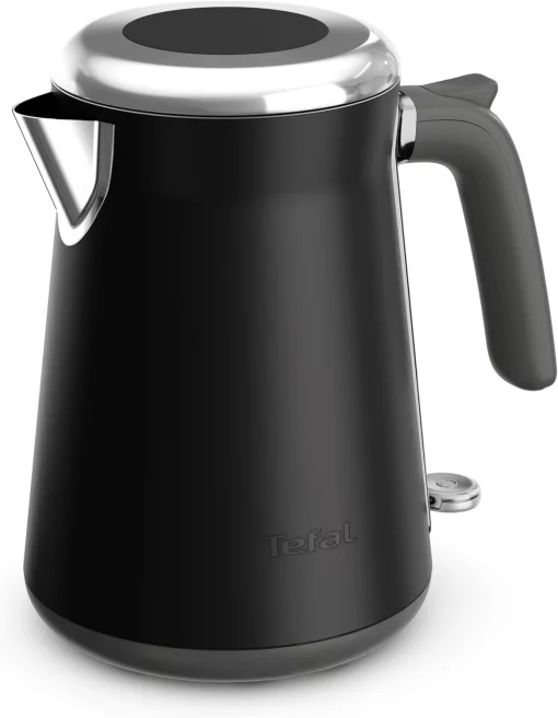Електрочайник Tefal Collection 1.68л, Strix, нерж. сталь, чорний