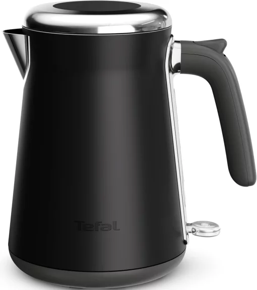 Електрочайник Tefal Collection 1.68л, Strix, нерж. сталь, чорний