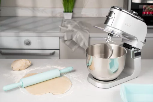 Кухонна машина Ardesto 1500Вт, чаша-метал, корпус-метал, насадок-10, сріблясто-сірий