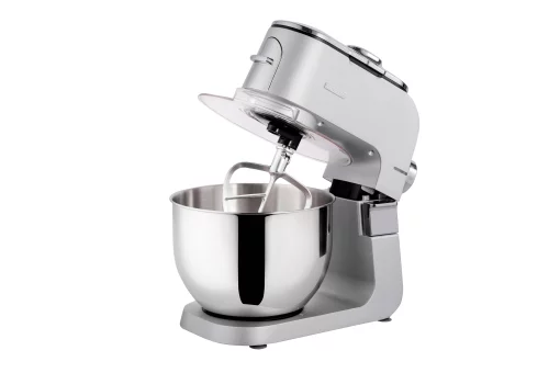 Кухонна машина Ardesto 1500Вт, чаша-метал, корпус-метал, насадок-10, сріблясто-сірий