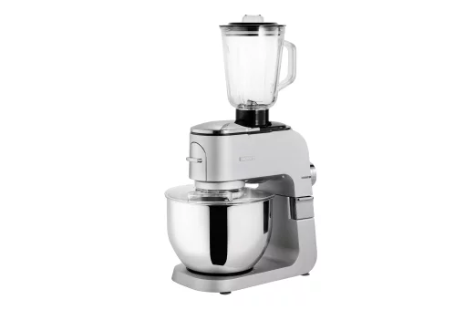 Кухонна машина Ardesto 1500Вт, чаша-метал, корпус-метал, насадок-10, сріблясто-сірий