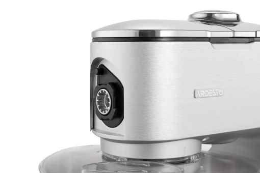 Кухонна машина Ardesto 1500Вт, чаша-метал, корпус-метал, насадок-10, сріблясто-сірий