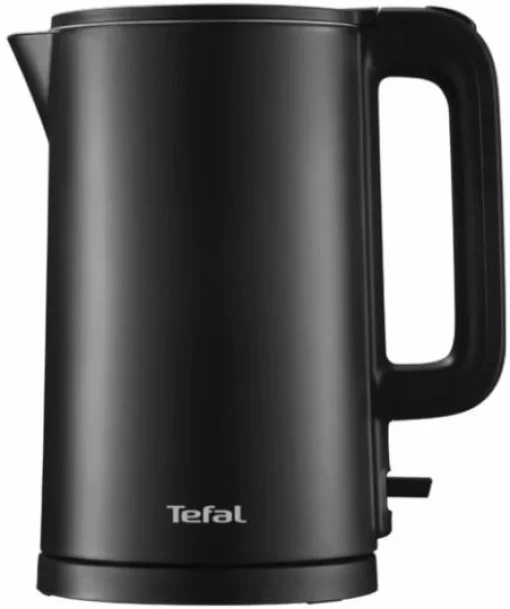 Електрочайник Tefal Thermo Protect, 1.5л, пластик, нержавіюча сталь, чорний