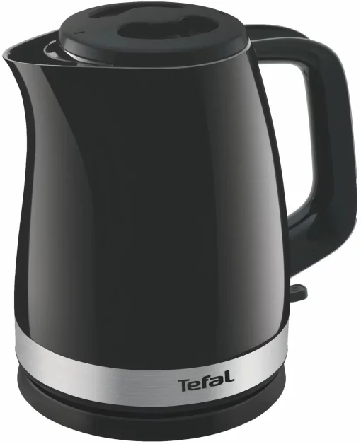 Електрочайник Tefal Delfini 1.5л, пластик, сріблясто-чорний