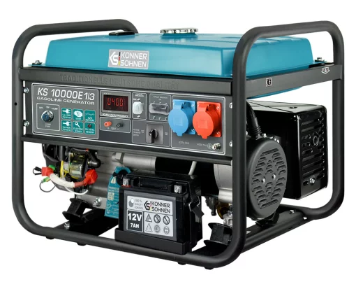 Генератор бензиновий Konner&Sohnen KS 10000E 1/3, 230/400В, 8.0кВт, електростартер, 88кг