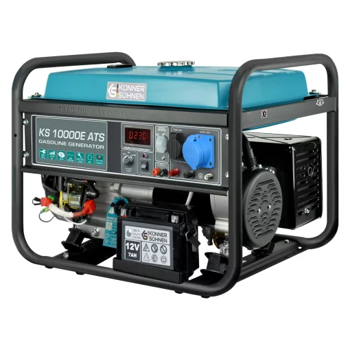 Генератор бензиновий Konner&Sohnen KS 10000E ATS, 230В, 8.0кВт, АВР (ATS), електростартер, 87.8кг
