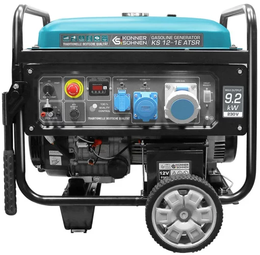 Генератор бензиновий Konner&Sohnen 12-1E ATSR, 230В, 9.2кВт, АВР(ATS), електростартер, 120кг