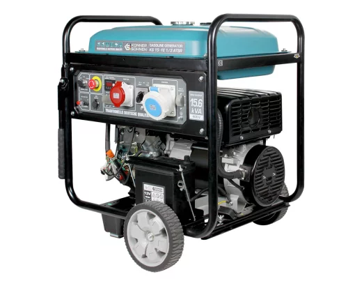 Генератор бензиновий Konner&Sohnen KS 15-1E 1/3 ATSR, 230/400В, 3 Фази, 12.48/11.5кВт, АВР(ATS), електростартер, 155кг