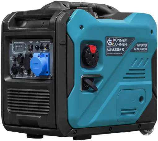 Генератор бензиновий інверторний Konner&Sohnen KS 6000iE S, 230В, 5.5кВт, електростартер, 39.5кг