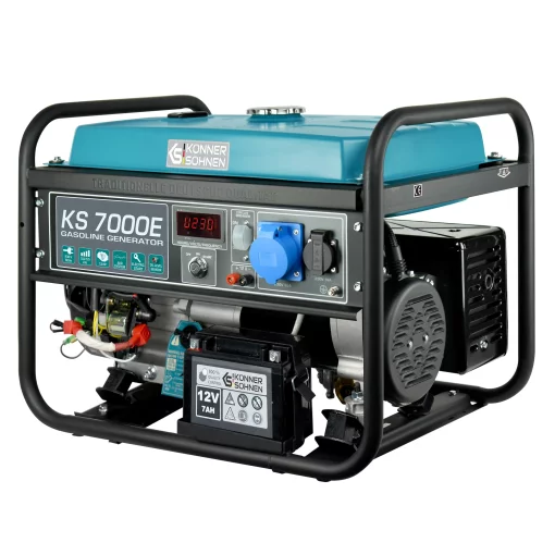 Генератор бензиновий Konner&Sohnen KS 7000E, 230В, 5.5кВт, електростартер, 76.2кг