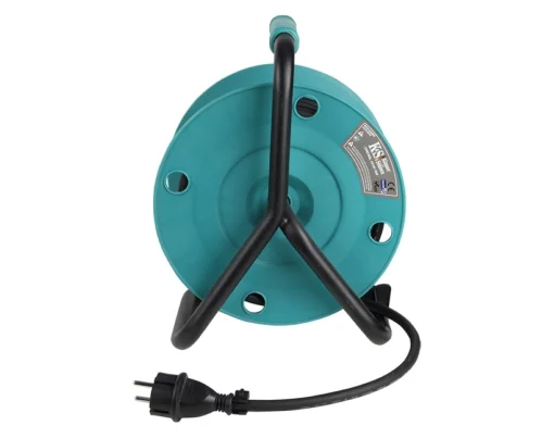 Подовжувач мережевий Konner&Sohnen KS CR-15M, 3000Вт, 4х16А/230В, 3х1.5мм, IP44, 3.2кг, на котушці, 15м, чорний