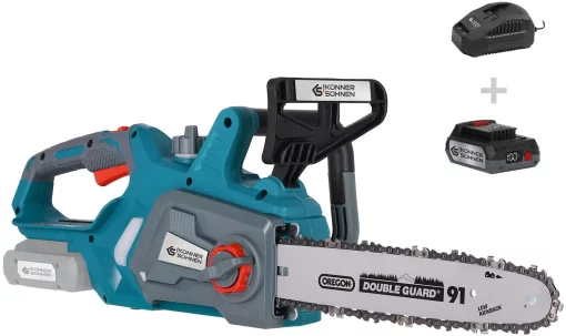 Пила ланцюгова акумуляторна Konner&Sohnen KS CS20V-12 20В акб 1х2А·год 3.5кг