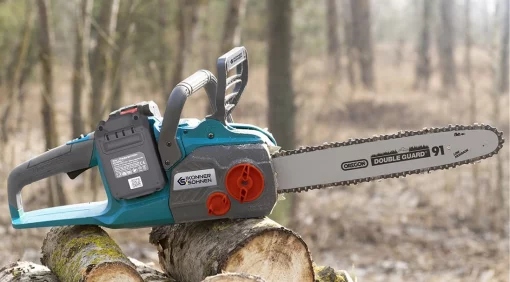 Пила ланцюгова акумуляторна Konner&Sohnen KS CS40V-14 40В(20+20В) акб 2х4А·год 35см 3.7кг