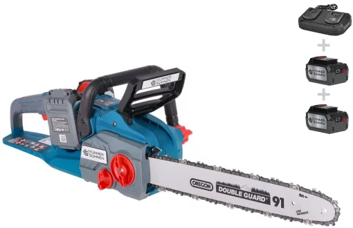 Пила ланцюгова акумуляторна Konner&Sohnen KS CS40V-14 40В(20+20В) акб 2х4А·год 35см 3.7кг