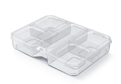 Органайзер Kistenberg SQR Box, 5 відділень, 8", 19.3х14.7х3.5см, поліпропілен