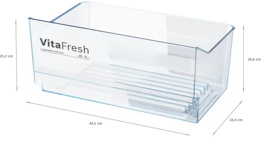 Холодильна камера Bosch, 186x60x65, 346л, 1дв., А++, NF, нерж