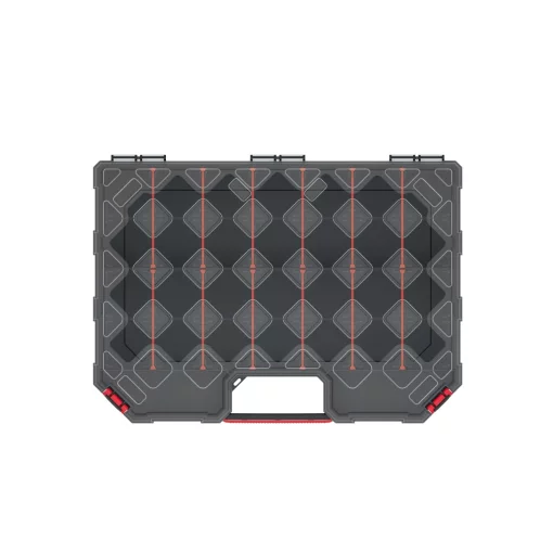 Набір органайзерів Kistenberg TAGER CAS, 3 слота по 12 перегородок, 41.5х29х29см, пластик