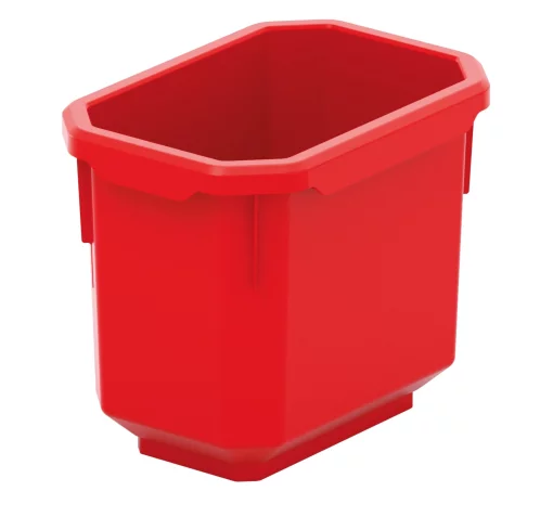 Набір контейнерів для зберігання Kistenberg TITAN, 11х7.5х26.3см, пластик, червоні та чорні 6шт