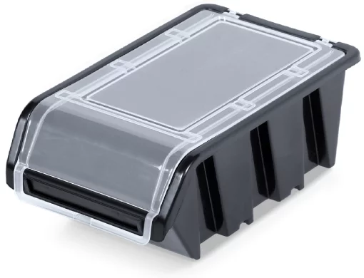 Контейнер для зберігання з кришкою Kistenberg TRUCK PLUS, 15.5х10х7см, пластик, чорний