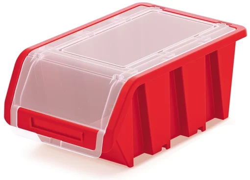 Контейнер для зберігання з кришкою Kistenberg TRUCK PLUS, червоний, 19.5х12х9см, пластик, червоний