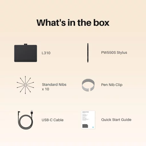 Графічний планшет Huion 6.3"x3,9" Inspiroy Frego S, BT, USB-C, чорний