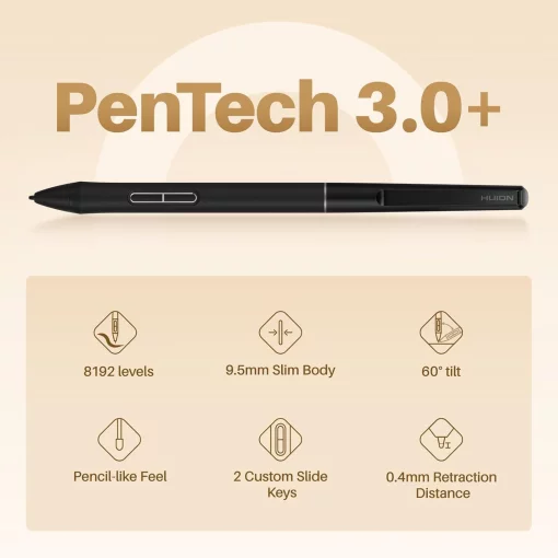 Графічний планшет Huion 10.5"x6.25" Inspiroy Frego M, BT, USB-C, чорний