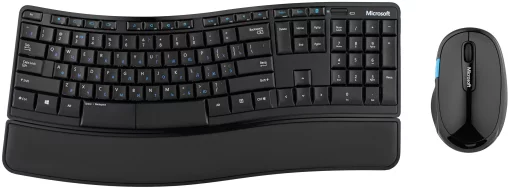 Комплект клавіатура та миша Microsoft  Comfort Desktop Sculp WL, EN/UK/RU, чорний
