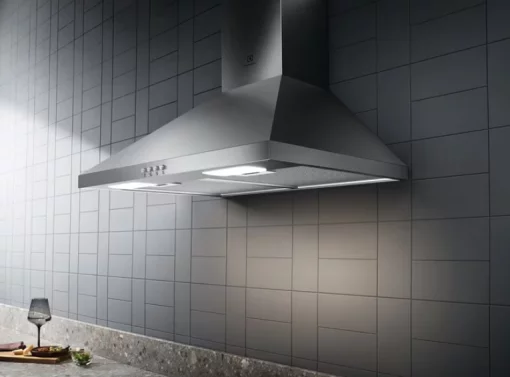 Витяжка Electrolux купольна, 60см, 420м.куб/год., нерж