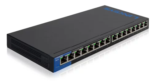 Комутатор Linksys LGS116 16xGE, Некерований