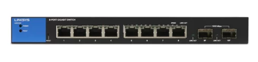Комутатор Linksys LGS310C 8xGE, 2xSFP, Керований L2