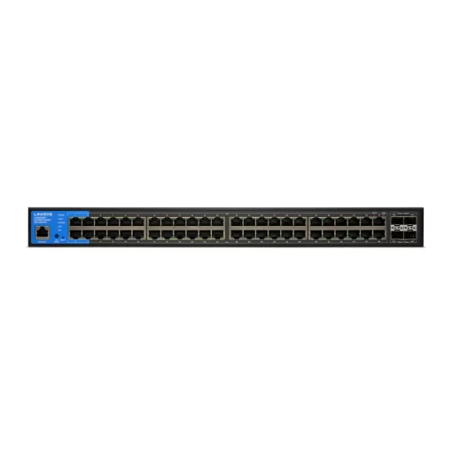 Комутатор Linksys LGS352MPC 48xGE PoE, 4x10GE SFP+, 740Вт, Керований L3