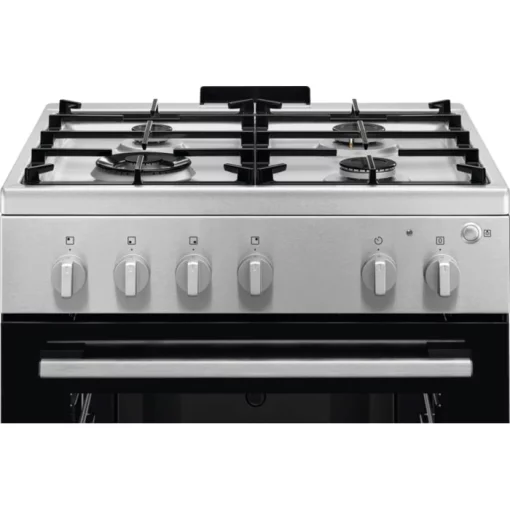 Плита Electrolux газова, 59л, 60x60см, чавун, нерж