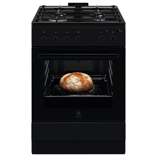 Плита Electrolux газова, 59л, 60x60см, чавун, чорний