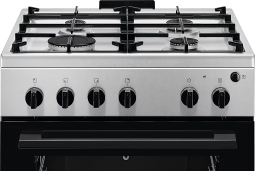 Плита Electrolux газова, 59л, 60x60см, чавун, нерж