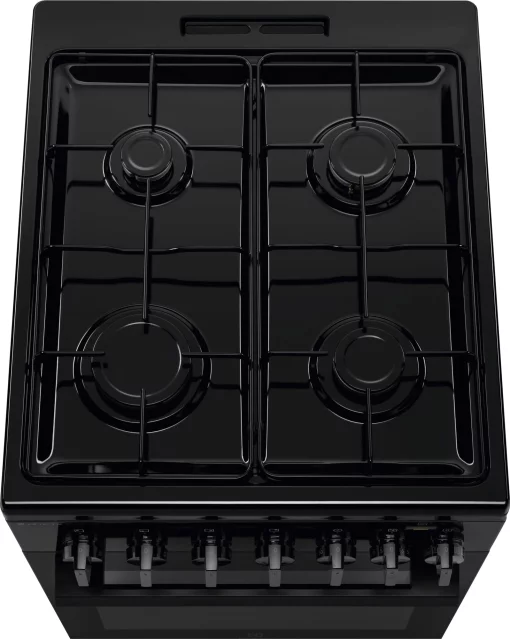 Плита Electrolux комбінована, 58л, 50x60см, конвекція, пара, чорний