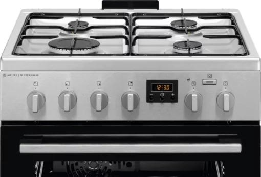 Плита Electrolux комбінована, 58л, 60x60см, дисплей, конвекція, пара, нерж