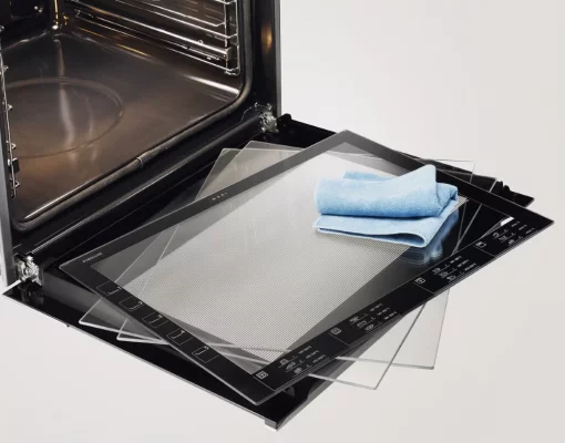 Плита Electrolux електрична склокерамічна, 57л, 50x60см, дисплей, конвекція, білий