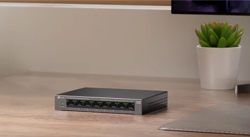 Комутатор TP-LINK  LS108GP  8xGE (8xPoE), 62 Вт