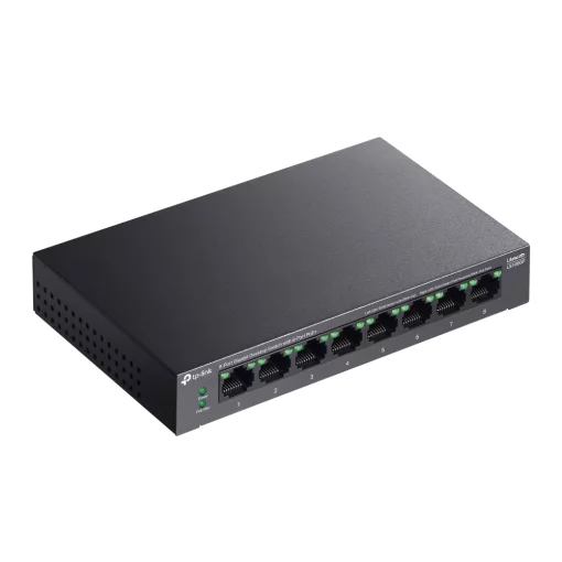 Комутатор TP-LINK  LS108GP  8xGE (8xPoE), 62 Вт