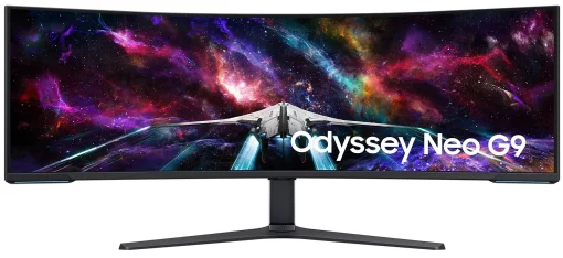 Монітор Samsung 57" Odyssey Neo G9 G95NC HDMI, DP, USB, VA, 7680x2160, 240Hz, 1ms, CURVED