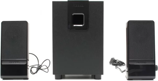 Акустична система MICROLAB M-100 2.1, 10W, mini-jack, чорний