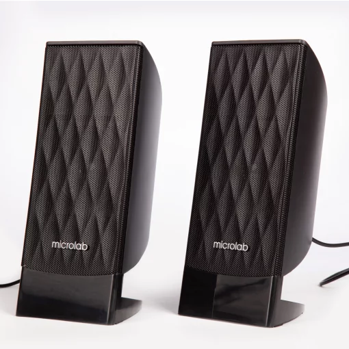 Акустична система MICROLAB M-300 2.1, 38W, mini-jack, чорний