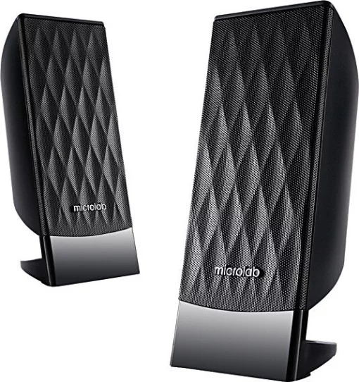 Акустична система MICROLAB M-300U 2.1, 38W, mini-jack/USB/SD/FM, чорний