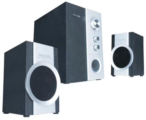 Акустична система MICROLAB M-590 2.1, 14W, mini-jack,чорний