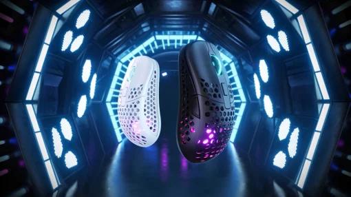 Миша Xtrfy M42, WL/USB-A, RGB, білий