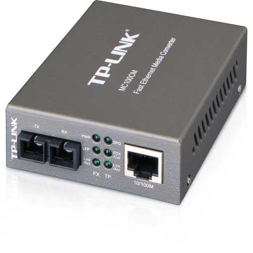 Медіаконвертер TP-LINK MC100CM 1xFE, 1x100Base-FX, MM, 2km, SC